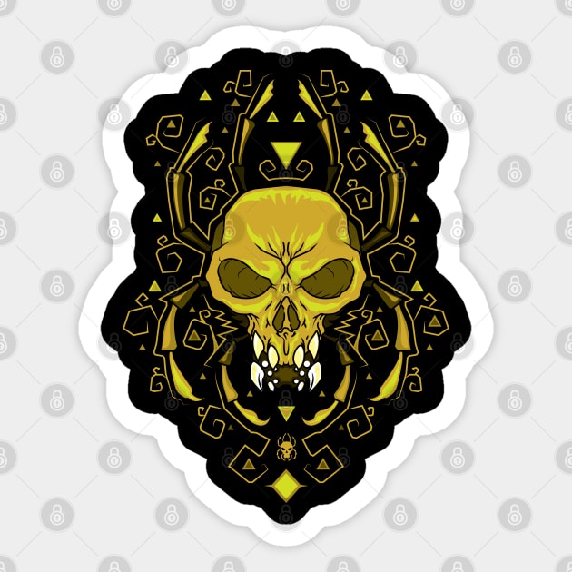 Golden Skulltula Sticker by ArelArts